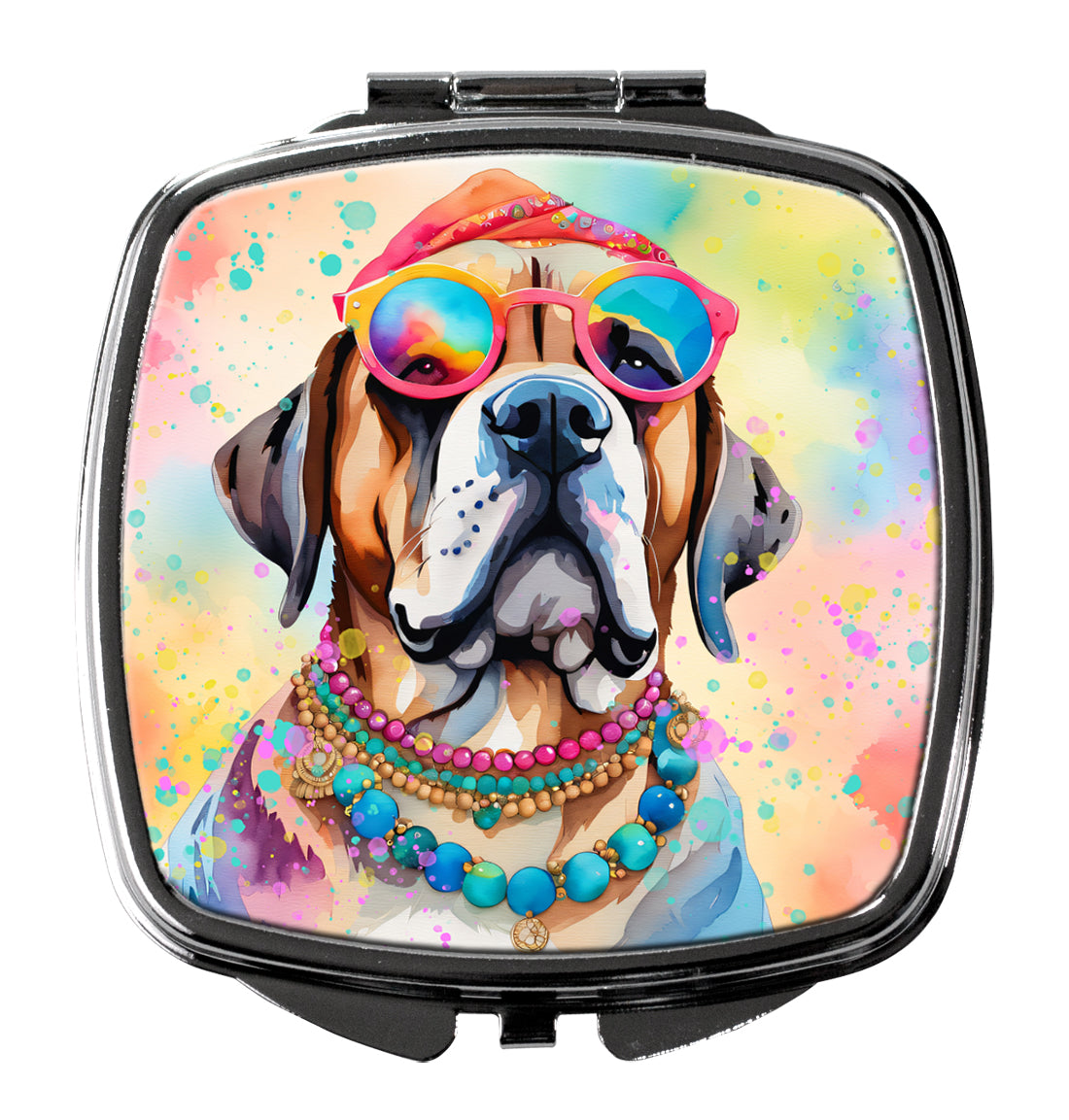DAC2533SCM 3 x 2.75 in. Mastiff Hippie Dawg Compact Mirror