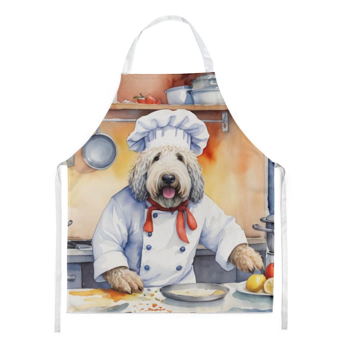Picture of Carolines Treasures DAC6274APRON 30 x 27 in. Komondor The Chef Apron