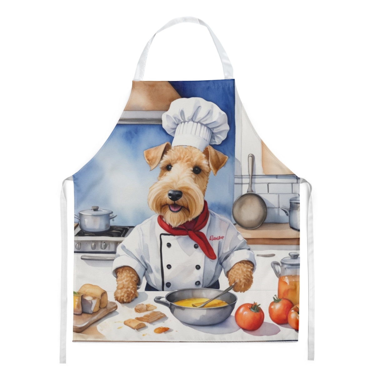 Picture of Carolines Treasures DAC6281APRON 30 x 27 in. Lakeland Terrier The Chef Apron