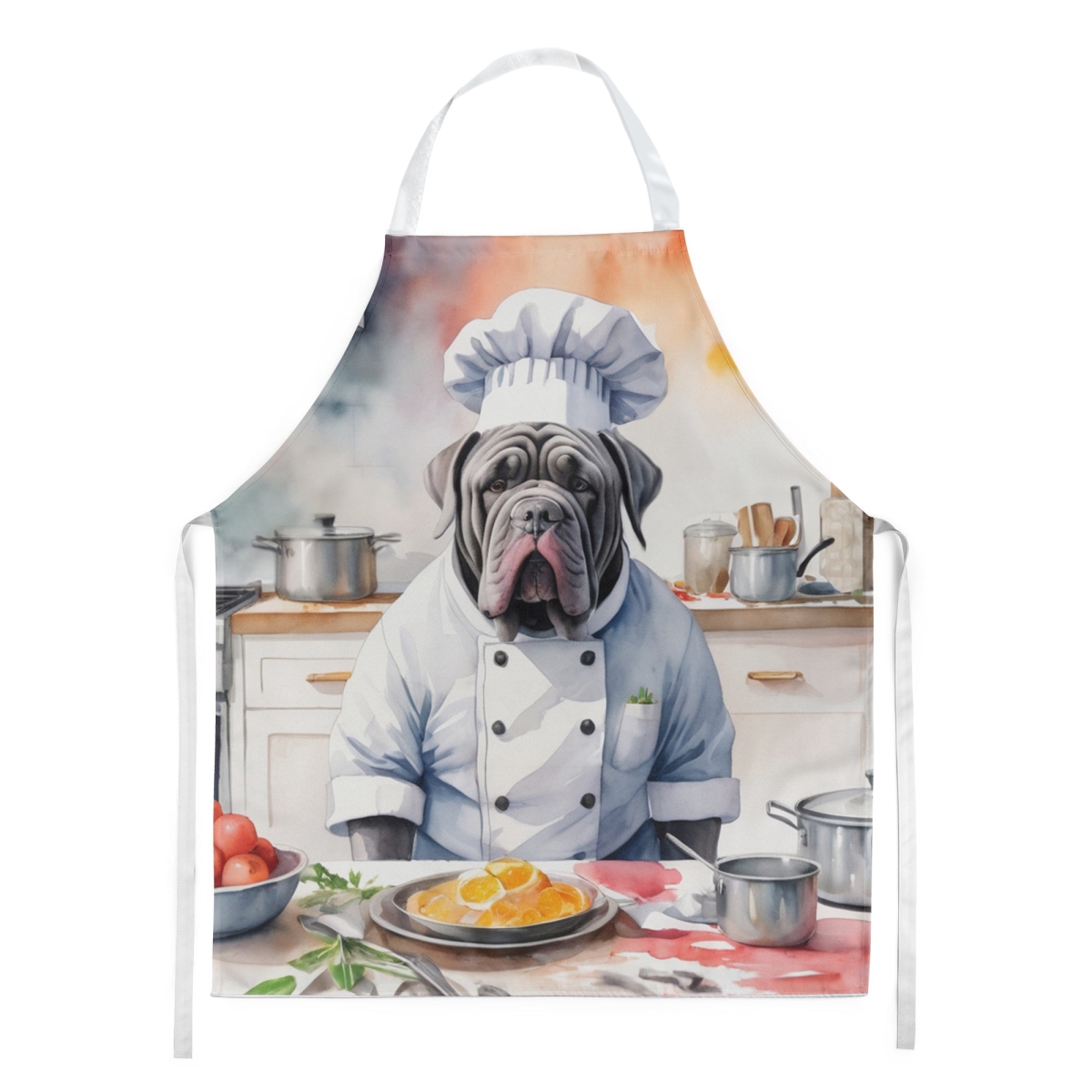 Picture of Carolines Treasures DAC6287APRON 30 x 27 in. Neapolitan Mastiff The Chef Apron
