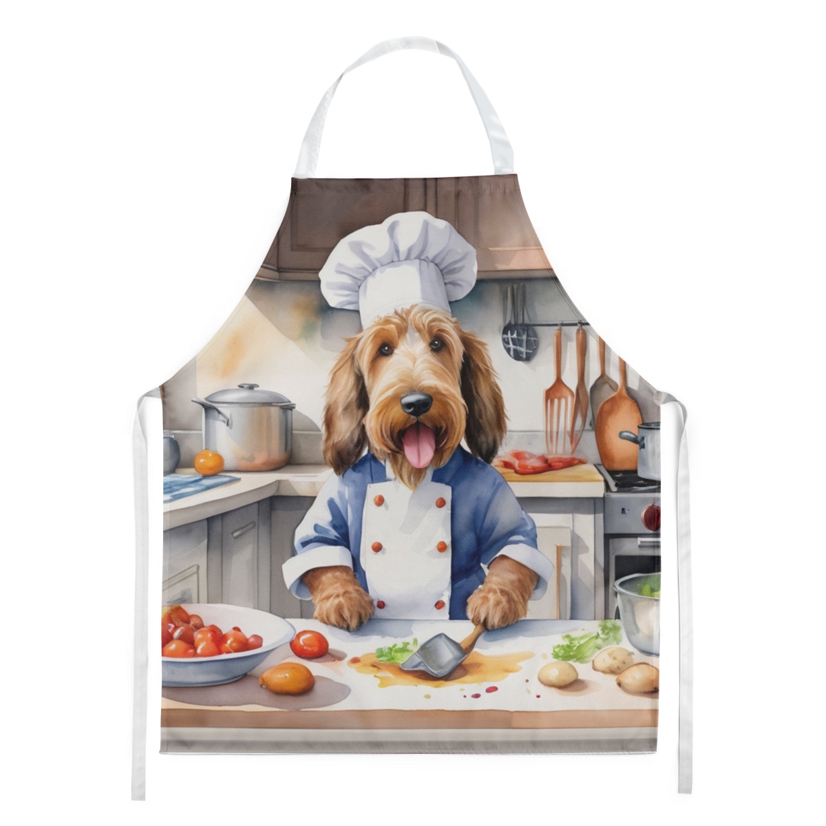 Picture of Carolines Treasures DAC6295APRON 30 x 27 in. Otterhound The Chef Apron