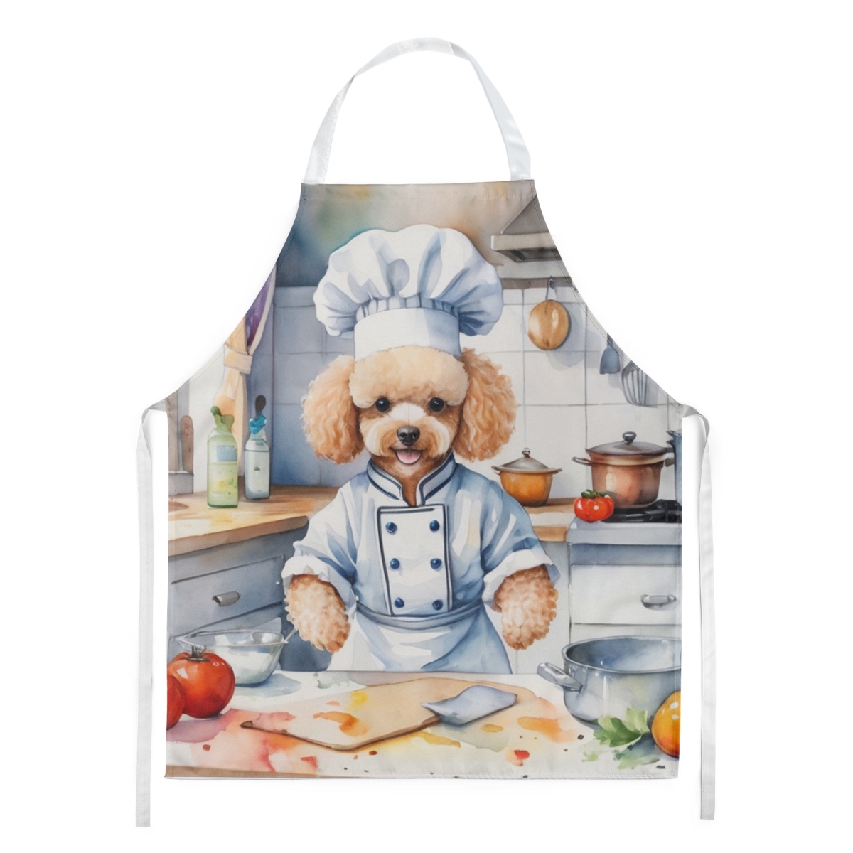 Picture of Carolines Treasures DAC6308APRON 30 x 27 in. Poodle The Chef Apron