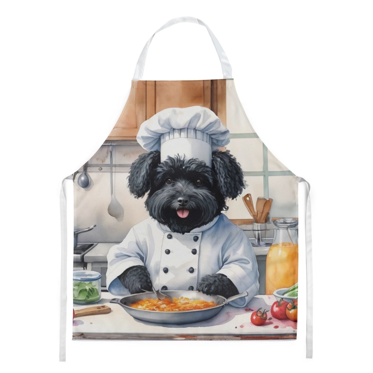 Picture of Carolines Treasures DAC6312APRON 30 x 27 in. Puli The Chef Apron