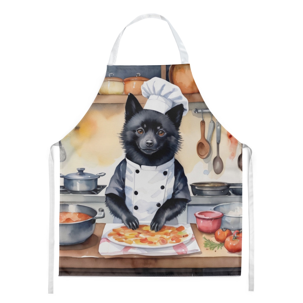 Picture of Carolines Treasures DAC6320APRON 30 x 27 in. Schipperke The Chef Apron