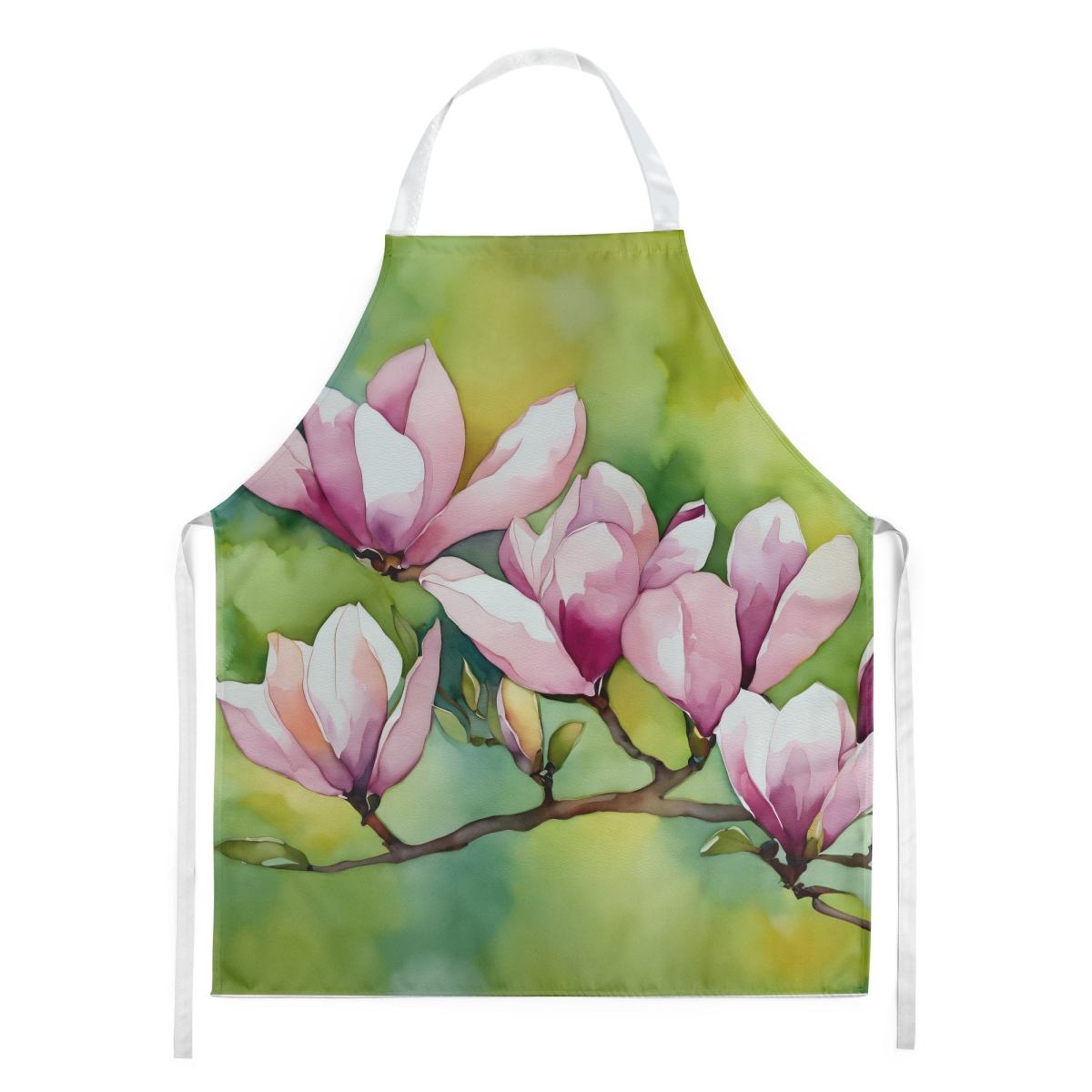 Picture of Carolines Treasures DAC1675APRON 30 x 27 in. Mississippi Magnolia in Watercolor Apron