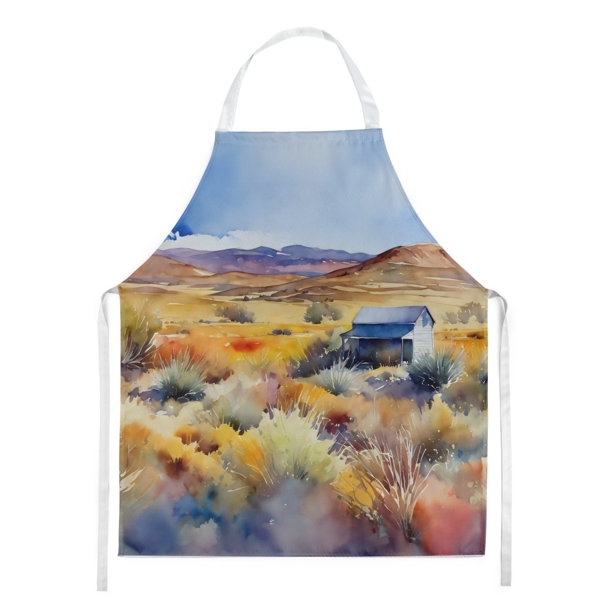 Picture of Carolines Treasures DAC1683APRON 30 x 27 in. Nevada Sagebrush in Watercolor Apron