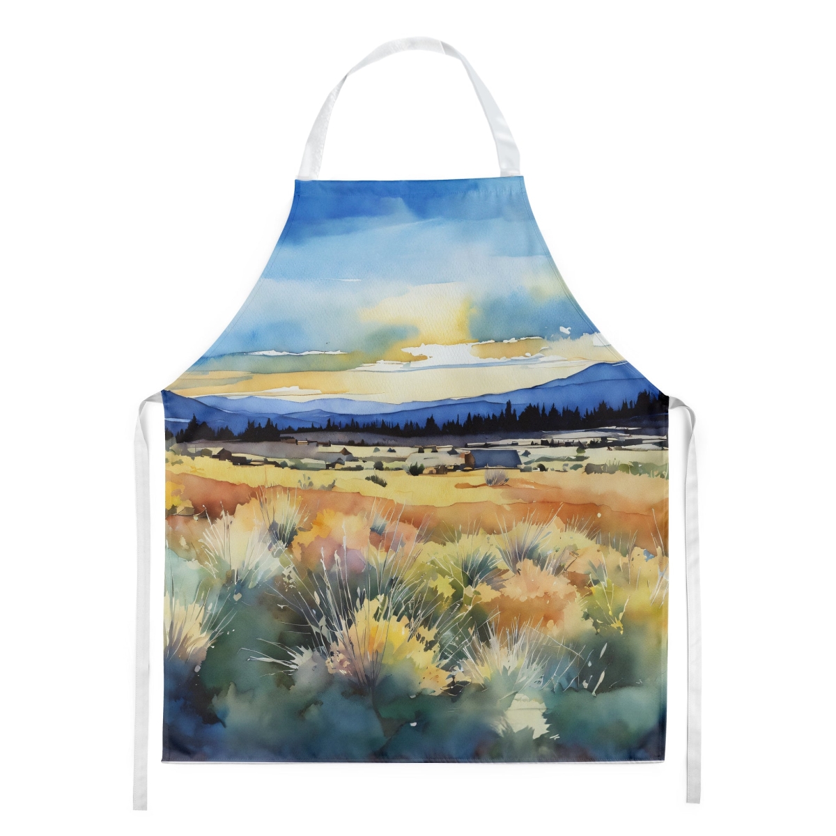 Picture of Carolines Treasures DAC1684APRON 30 x 27 in. Nevada Sagebrush in Watercolor Apron