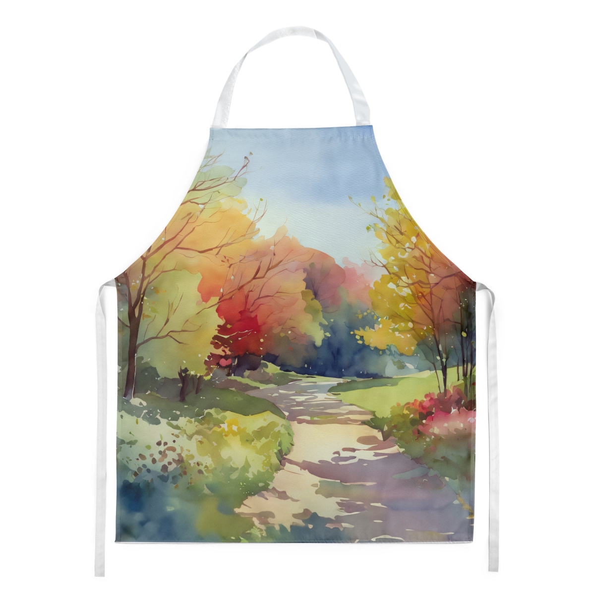 Picture of Carolines Treasures DAC1694APRON 30 x 27 in. North Carolina Dogwoods in Watercolor Apron