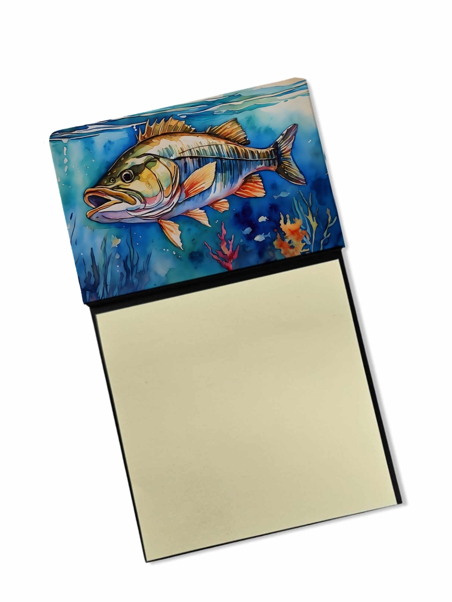 DAC2833SN 5.25 x 3.25 in. Striped Bass Sticky Note Holder