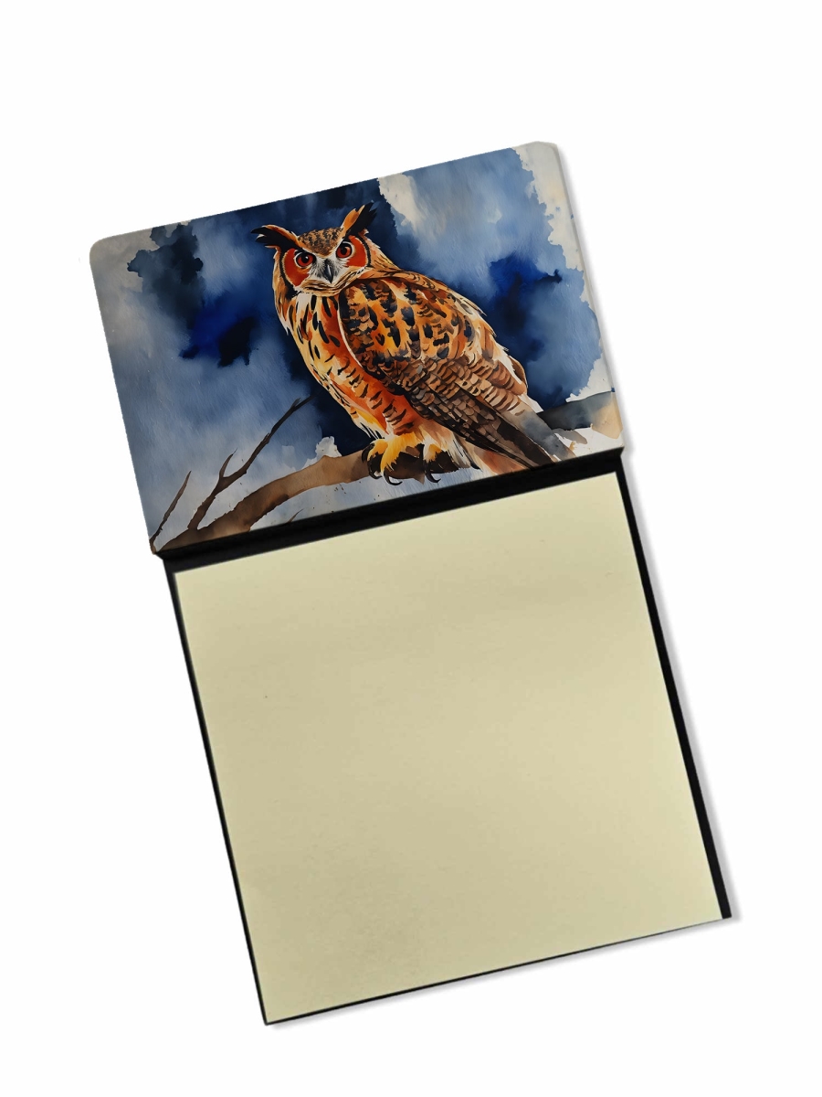 DAC3222SN 5.25 x 3.25 in. Eurasian Eagle Owl Sticky Note Holder