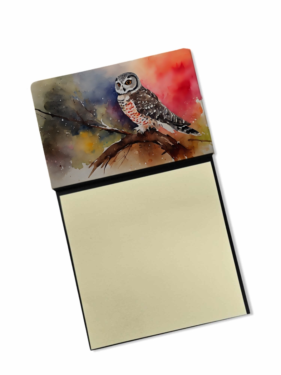 DAC3243SN 5.25 x 3.25 in. Northern Hawk Owl Sticky Note Holder