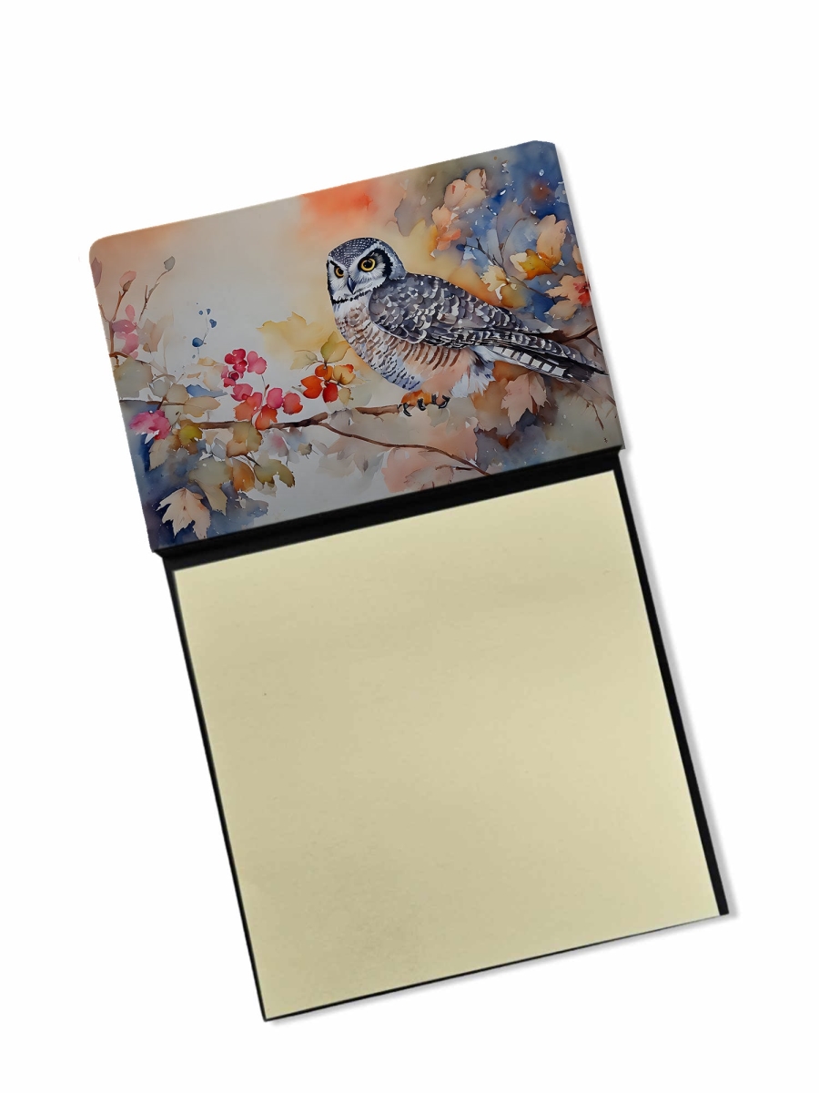 DAC3244SN 5.25 x 3.25 in. Northern Hawk Owl Sticky Note Holder