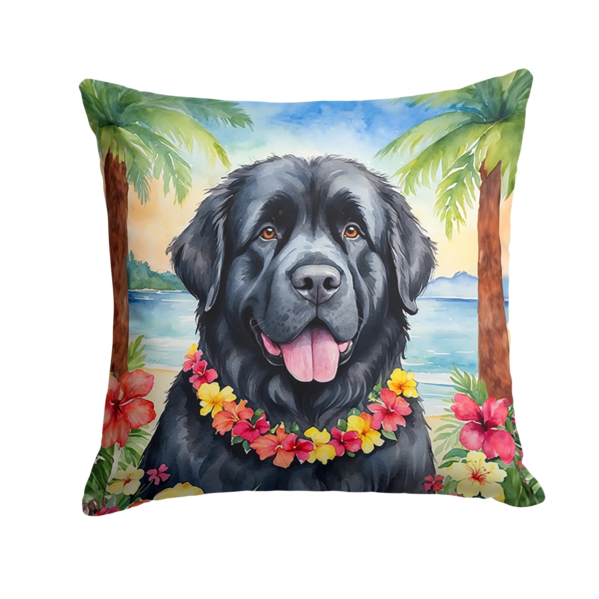 18 x 18 in. Foundland Luau Throw Pillow
