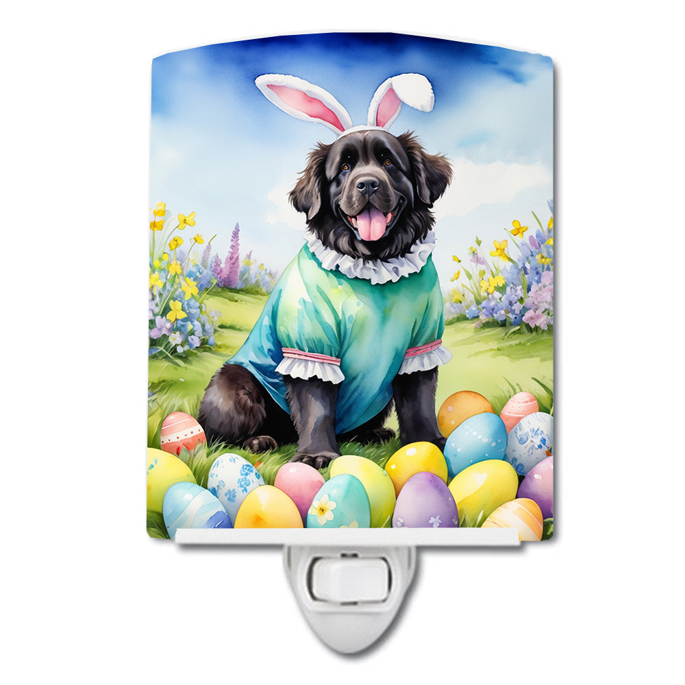 6 x 4 in. foundland Easter Egg Hunt Ceramic Night Light