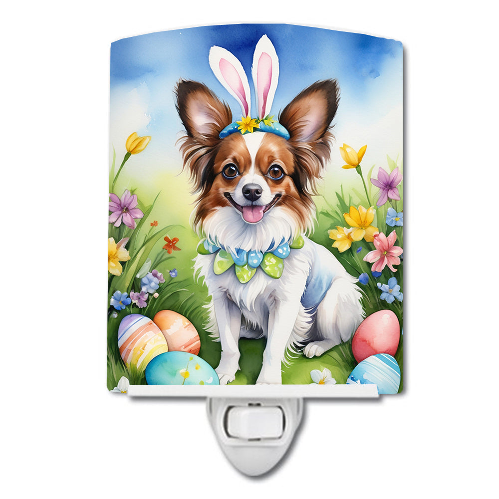 DAC5129CNL 6 x 4 in. Papillon Easter Egg Hunt Ceramic Night Light