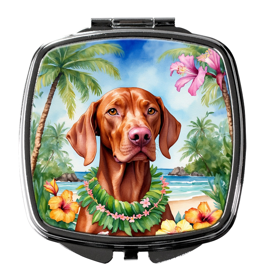 DAC6530SCM 3 x 2.75 in. Vizsla Luau Compact Mirror