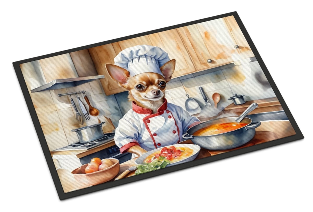 DAC6230JMAT 24 x 36 in. Chihuahua The Chef Doormat