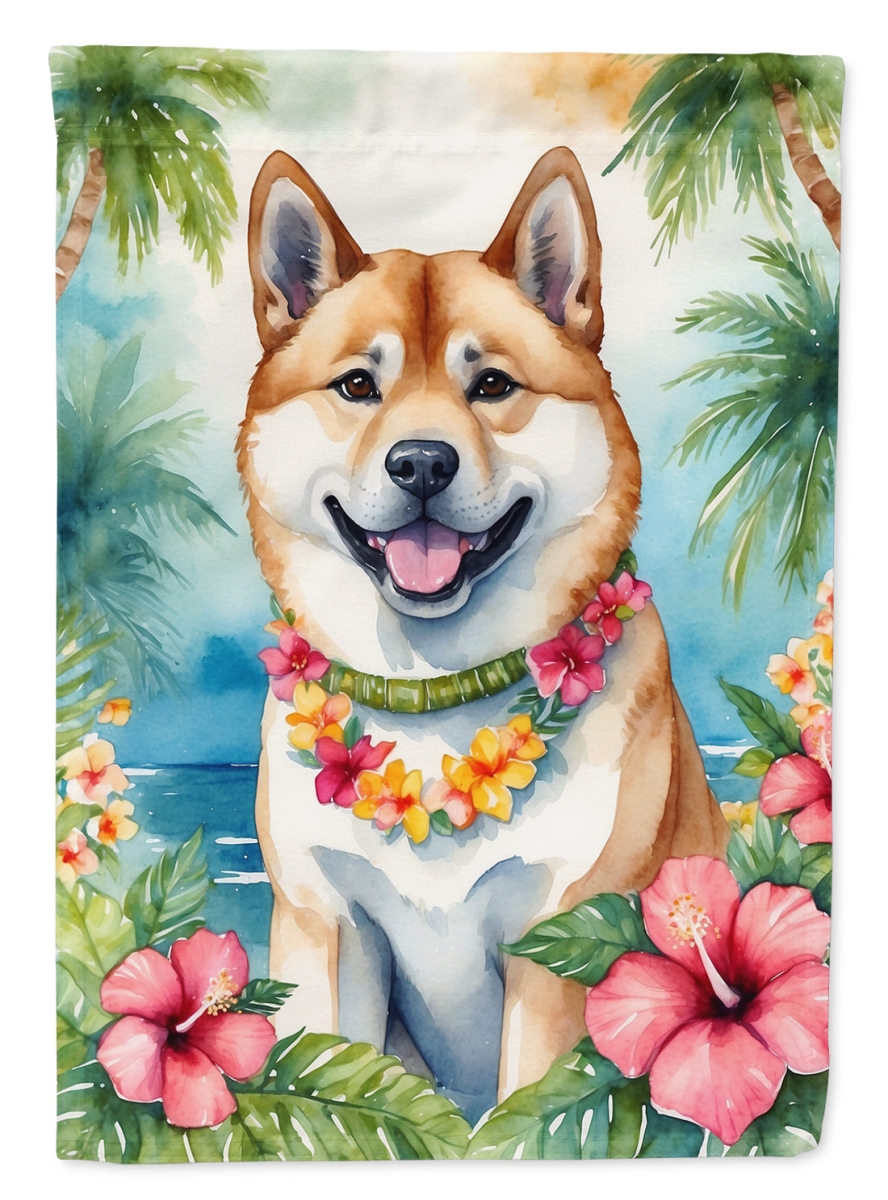 40 x 28 in. Akita Luau House Flag