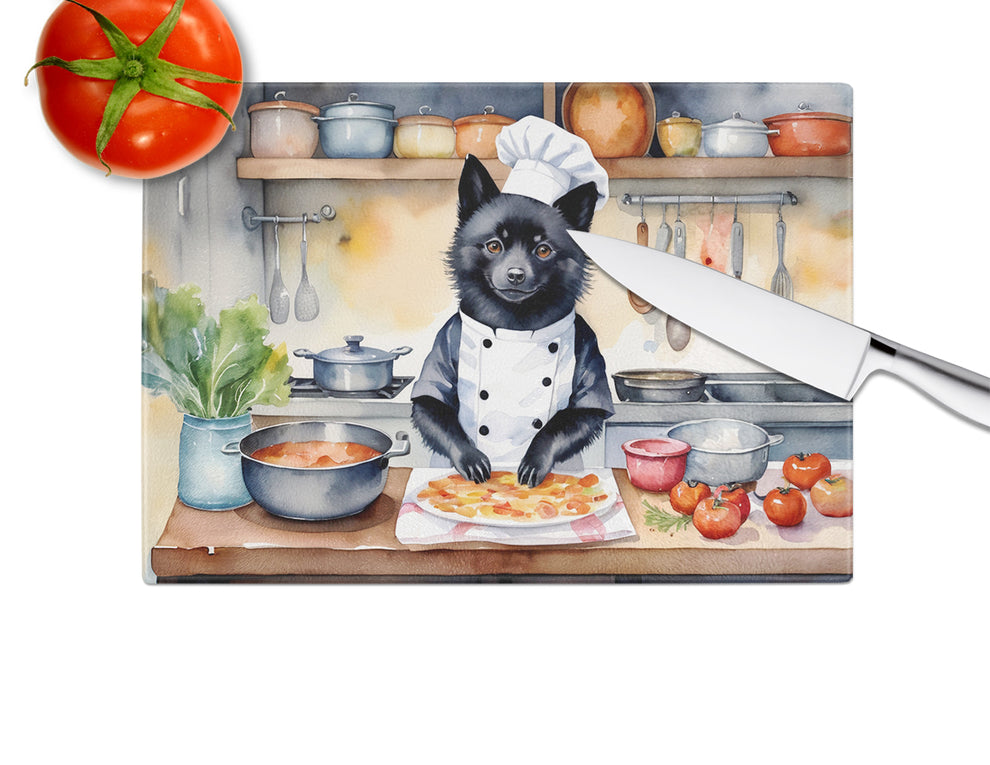 DAC6320LCB 15 x 12 in. Schipperke The Chef Glass Cutting Board