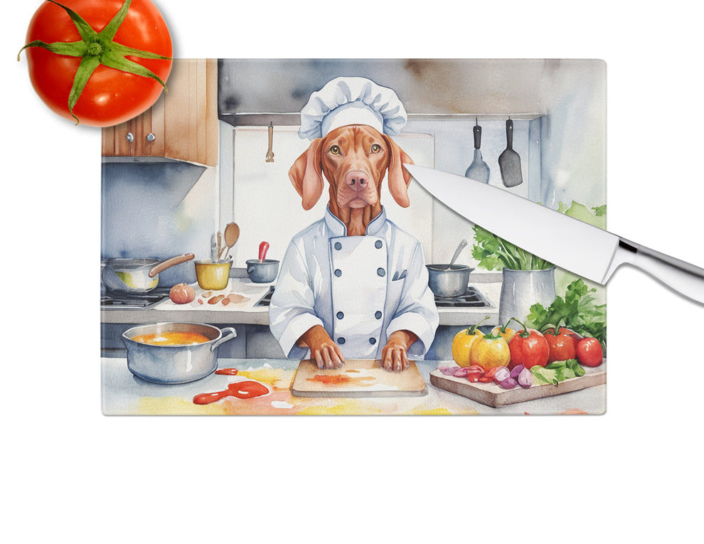 DAC6335LCB 15 x 12 in. Vizsla The Chef Glass Cutting Board