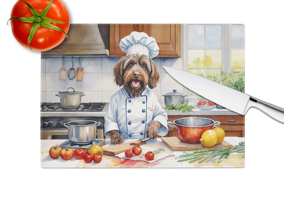 DAC6342LCB 15 x 12 in. Wirehaired Pointing Griffon The Chef Glass Cutting Board