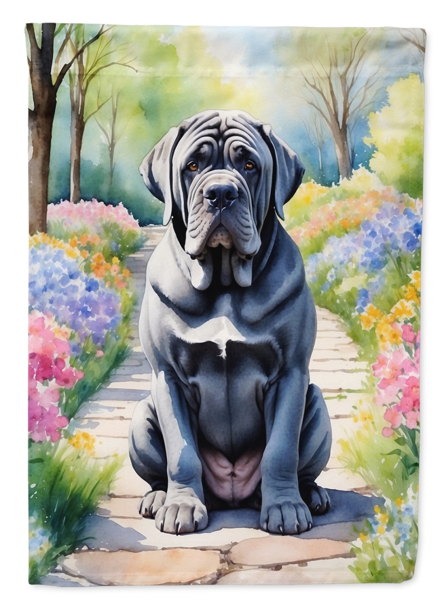 DAC6674GF 15.5 x 11.25 in. Neapolitan Mastiff Spring Path Garden Flag