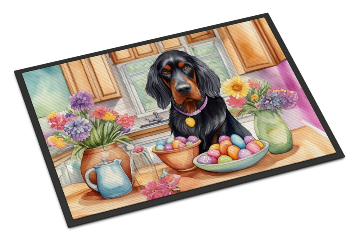 DAC6824MAT 18 x 27 in. Decorating Easter Gordon Setter Doormat