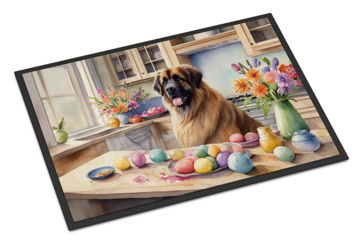 DAC6849MAT 18 x 27 in. Decorating Easter Leonberger Doormat