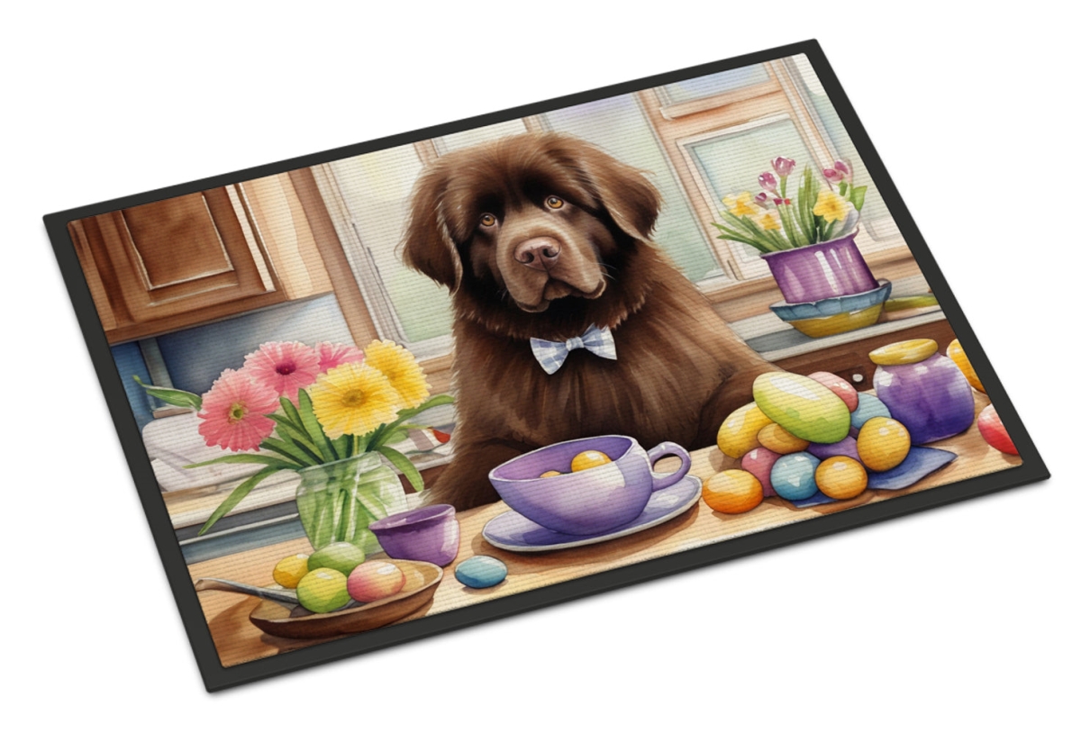 DAC6857MAT 18 x 27 in. Decorating Easter foundland Doormat