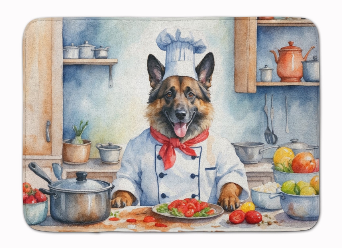 19 x 27 in. Belgian Tervuren The Chef Memory Foam Kitchen Mat