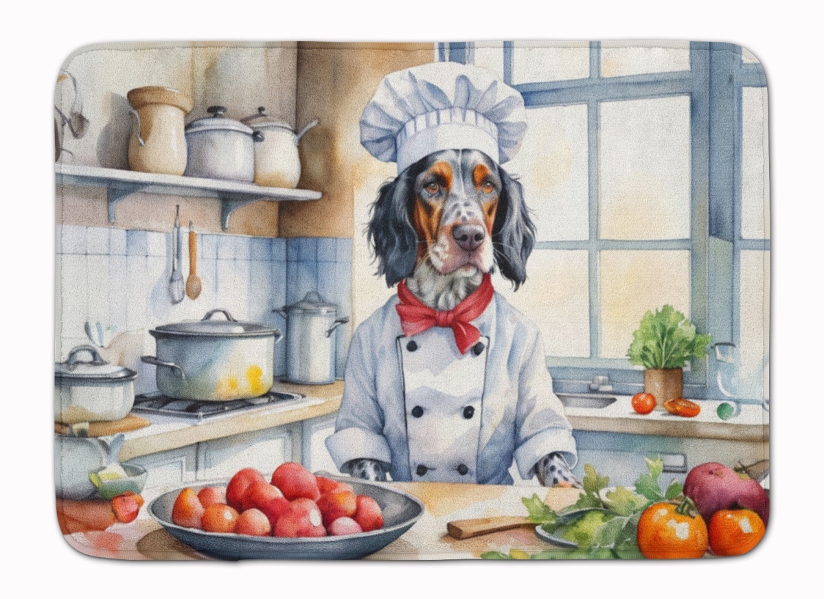 19 x 27 in. English Setter The Chef Memory Foam Kitchen Mat