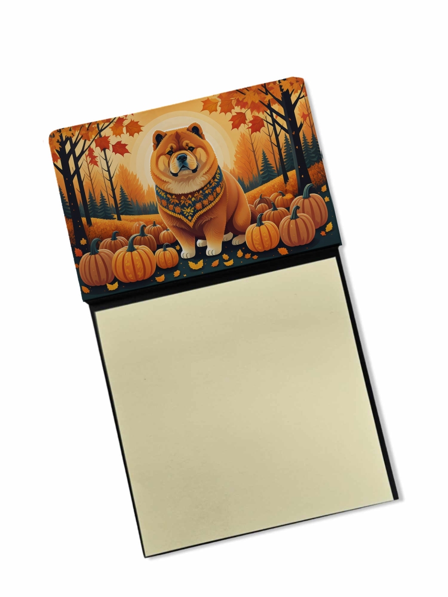 DAC1037SN 5.25 x 3.25 in. Chow Chow Fall Sticky Note Holder