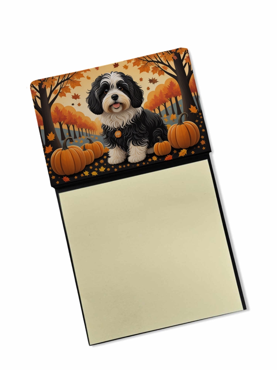 DAC1050SN 5.25 x 3.25 in. Havanese Fall Sticky Note Holder