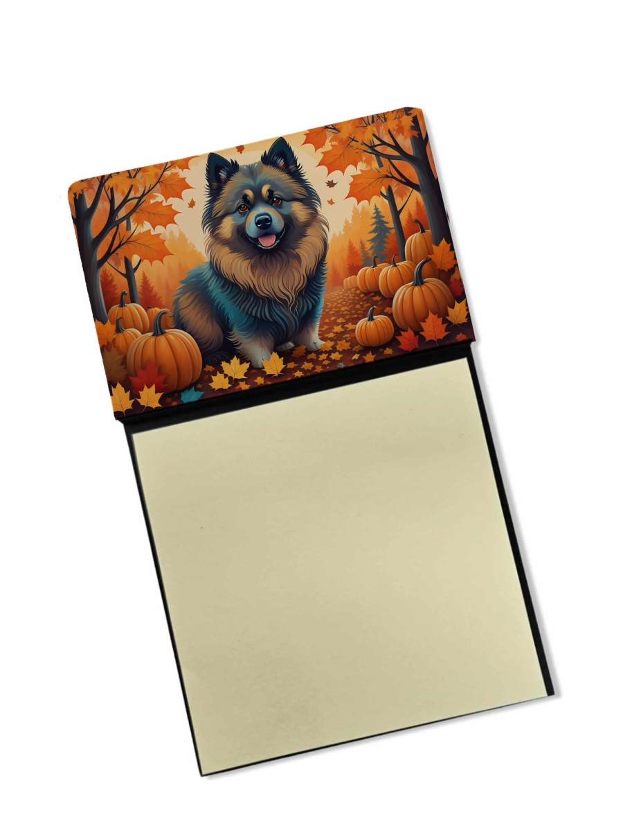 DAC1053SN 5.25 x 3.25 in. Keeshond Fall Sticky Note Holder