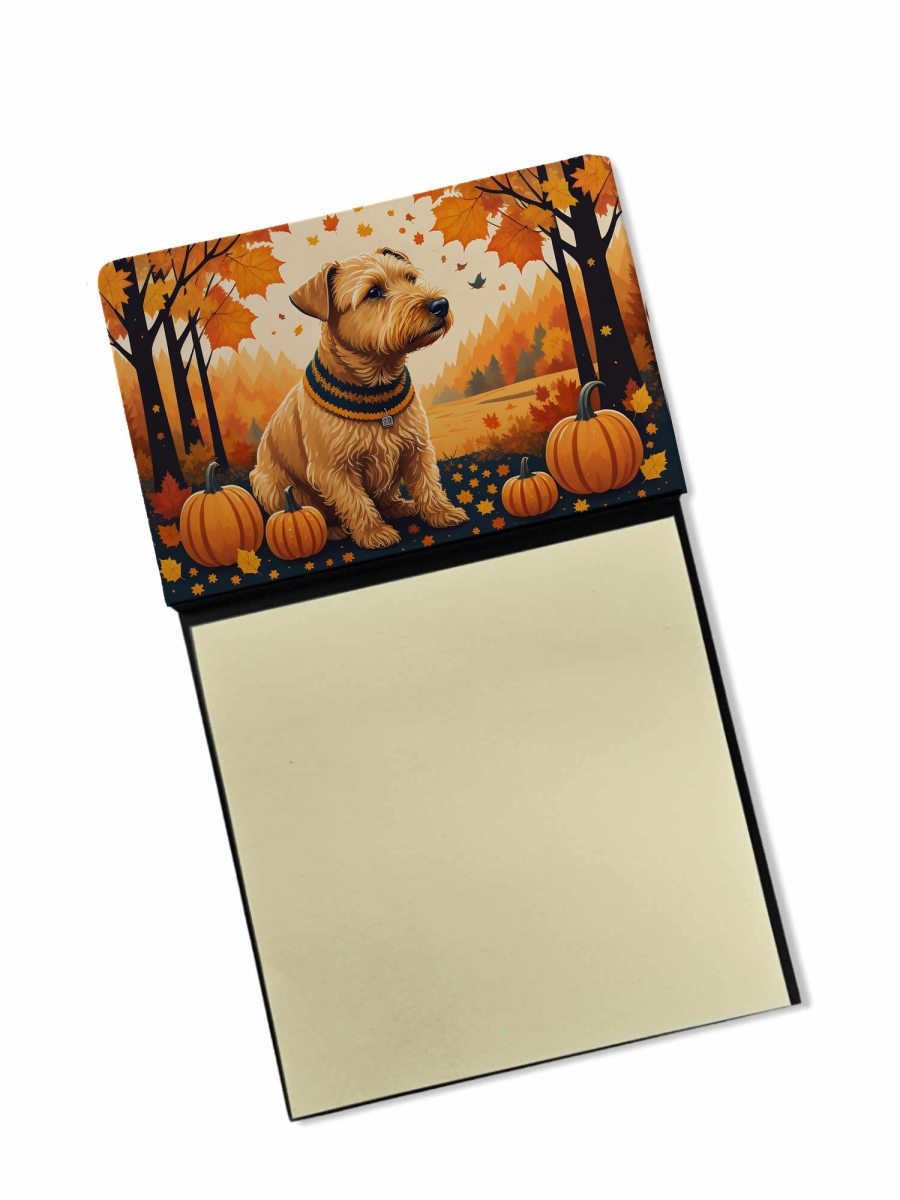 DAC1057SN 5.25 x 3.25 in. Lakeland Terrier Fall Sticky Note Holder