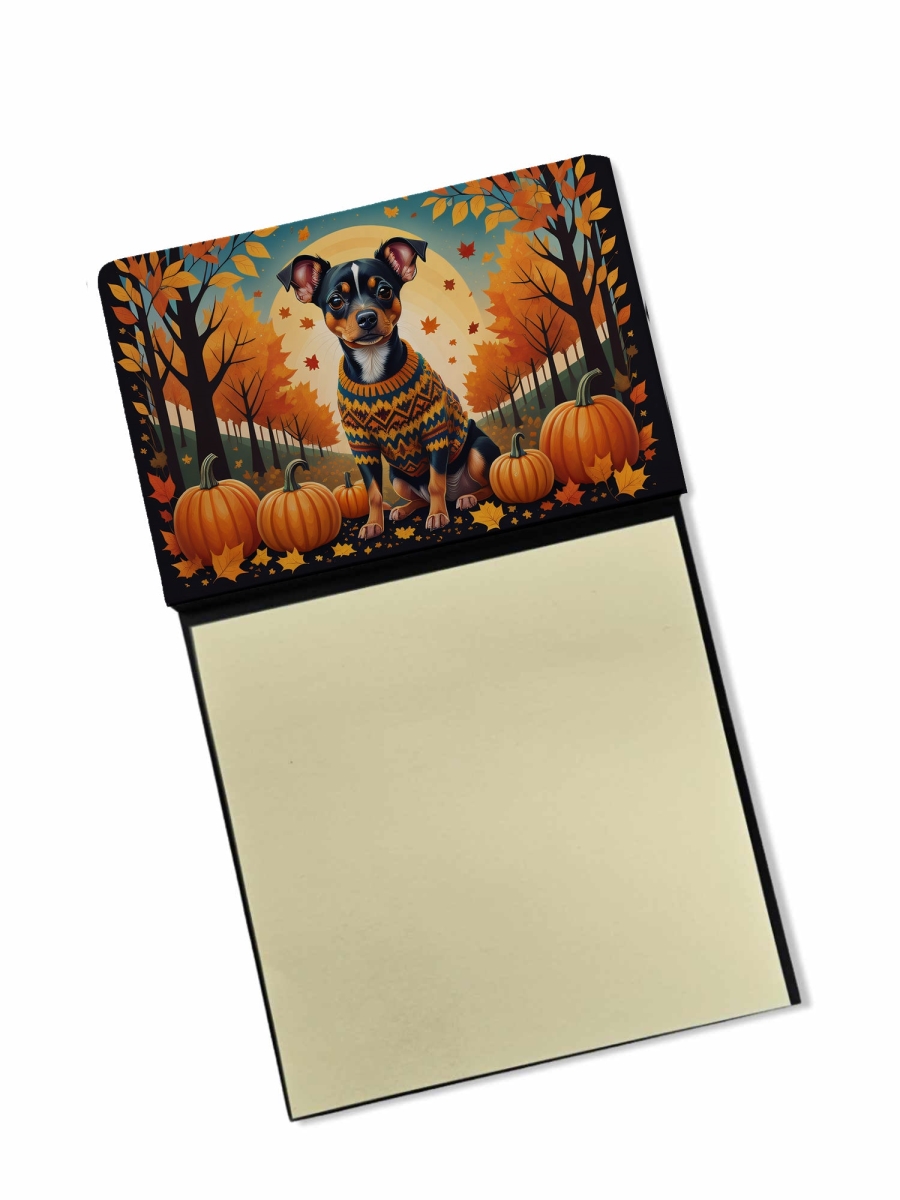 DAC1059SN 5.25 x 3.25 in. Miniature Pinscher Fall Sticky Note Holder