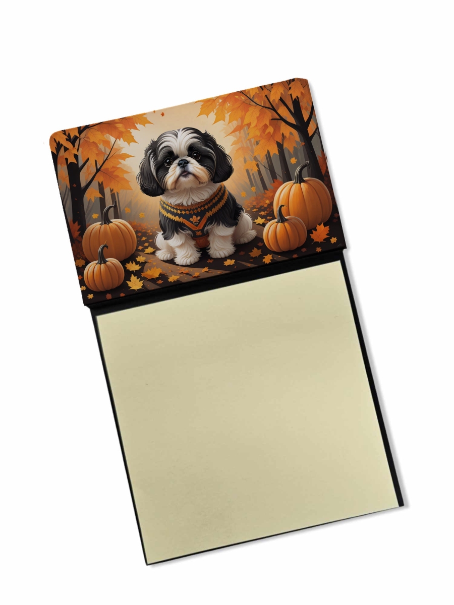 DAC1073SN 5.25 x 3.25 in. Shih Tzu Fall Sticky Note Holder