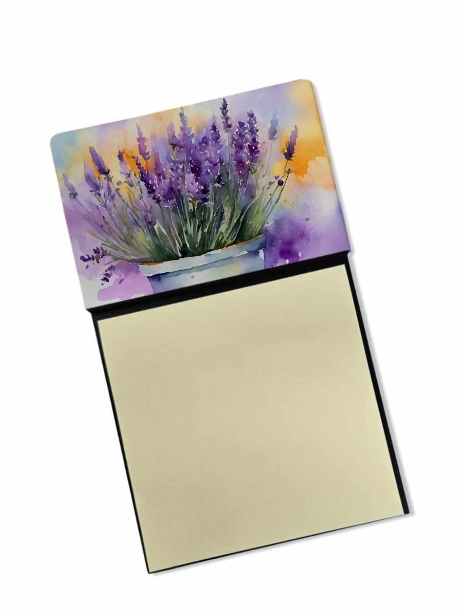 DAC1584SN 5.25 x 3.25 in. Lavender in Watercolor Sticky Note Holder