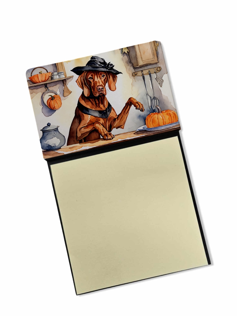 DAC1821SN 5.25 x 3.25 in. Vizsla Fall Kitchen Pumpkins Sticky Note Holder