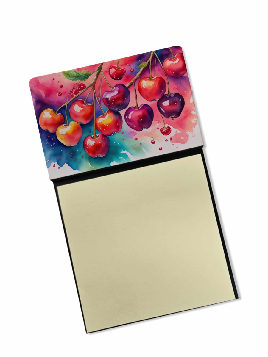 DAC1834SN 5.25 x 3.25 in. Colorful Cherries Sticky Note Holder