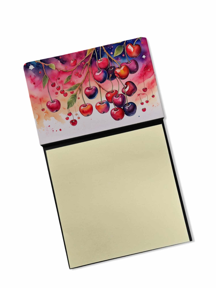 DAC1835SN 5.25 x 3.25 in. Colorful Cherries Sticky Note Holder
