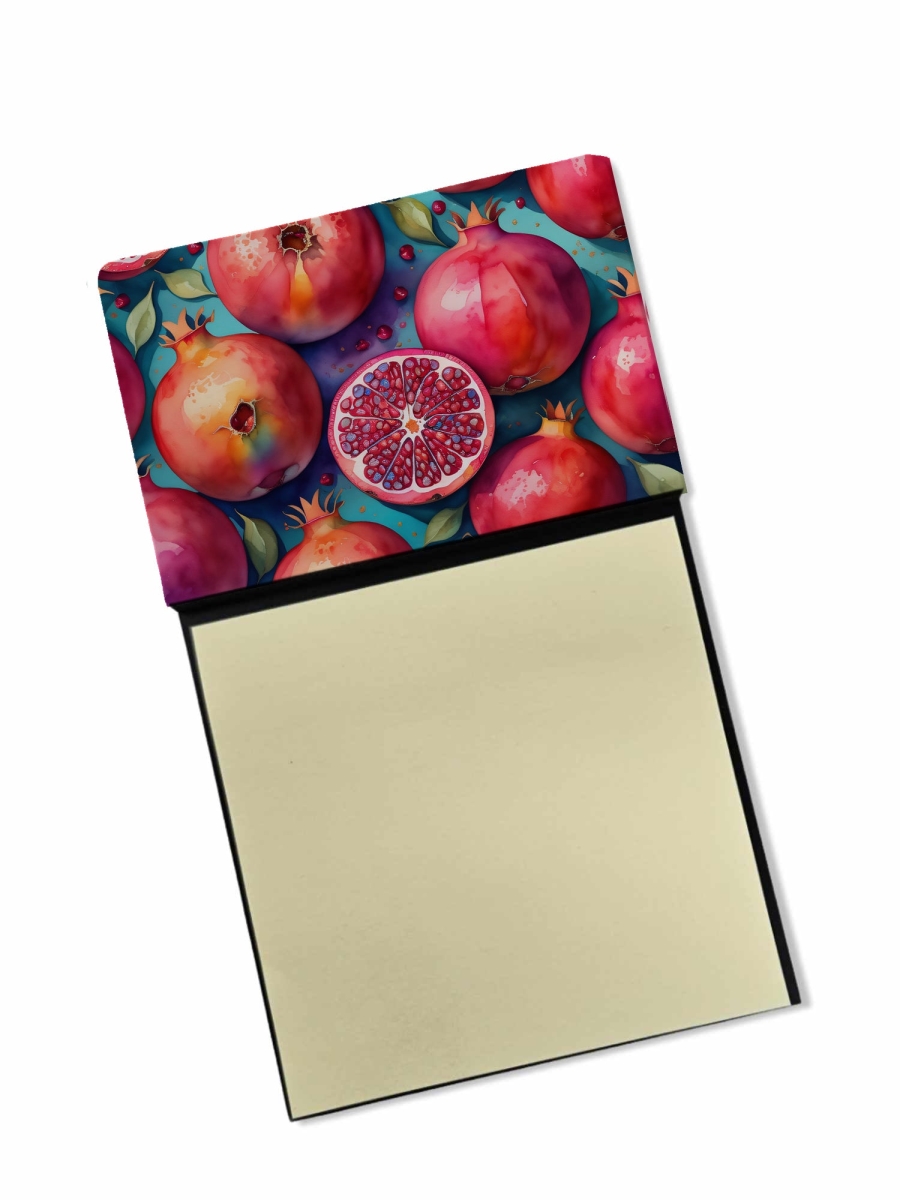 DAC1841SN 5.25 x 3.25 in. Colorful Pomegranates Sticky Note Holder