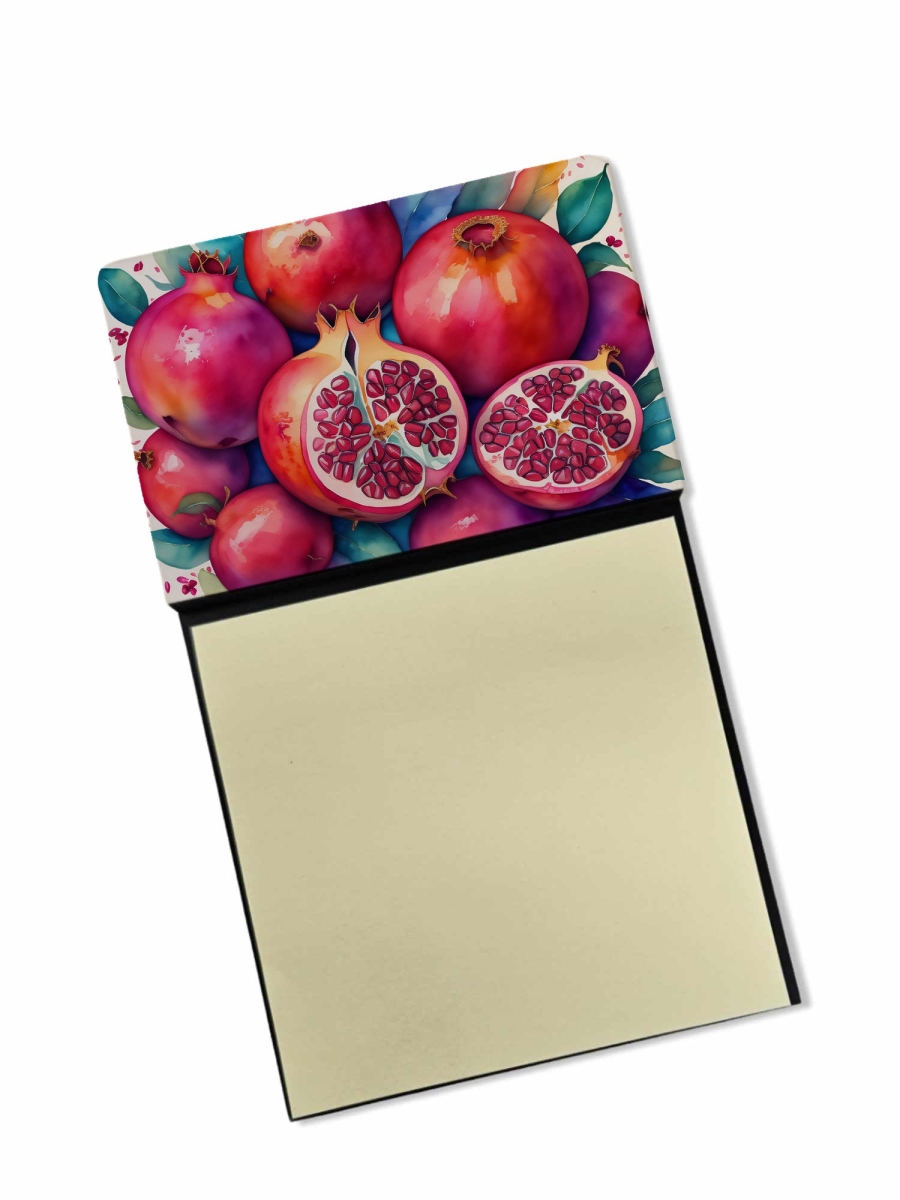 DAC1842SN 5.25 x 3.25 in. Colorful Pomegranates Sticky Note Holder