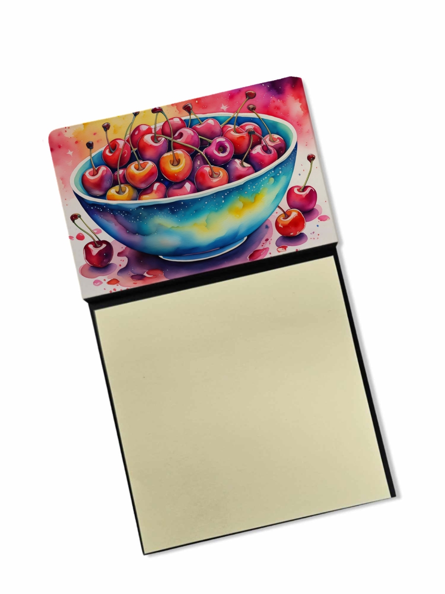 DAC1847SN 5.25 x 3.25 in. Colorful Cherries Sticky Note Holder