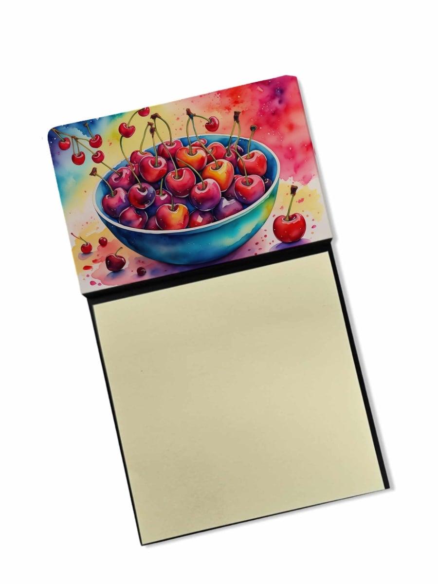 DAC1848SN 5.25 x 3.25 in. Colorful Cherries Sticky Note Holder