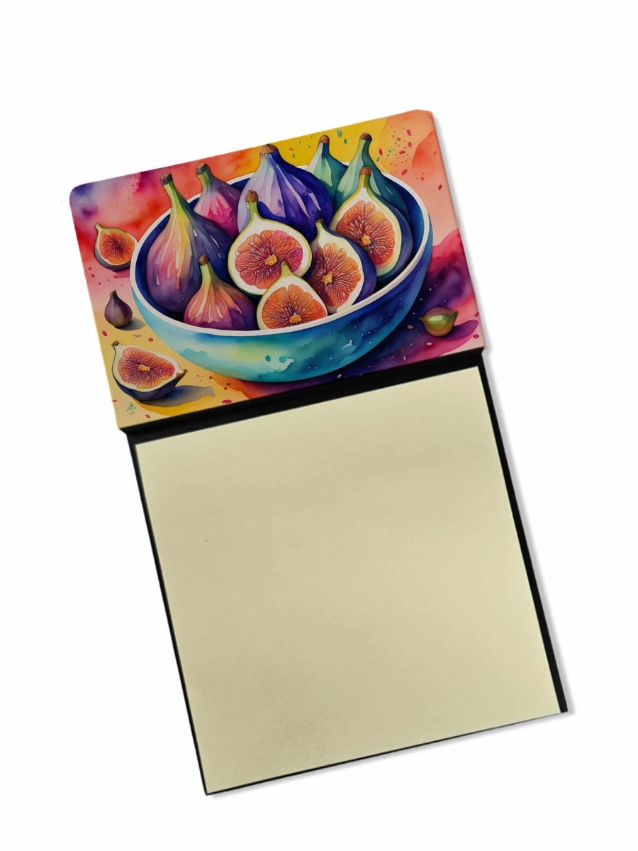 DAC1849SN 5.25 x 3.25 in. Colorful Figs Sticky Note Holder