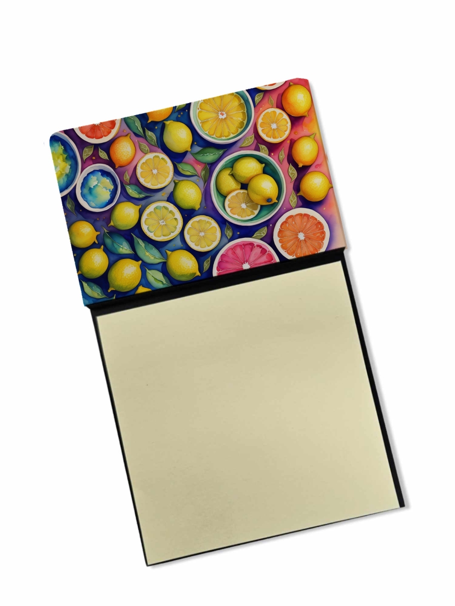 DAC1851SN 5.25 x 3.25 in. Colorful Lemons Sticky Note Holder