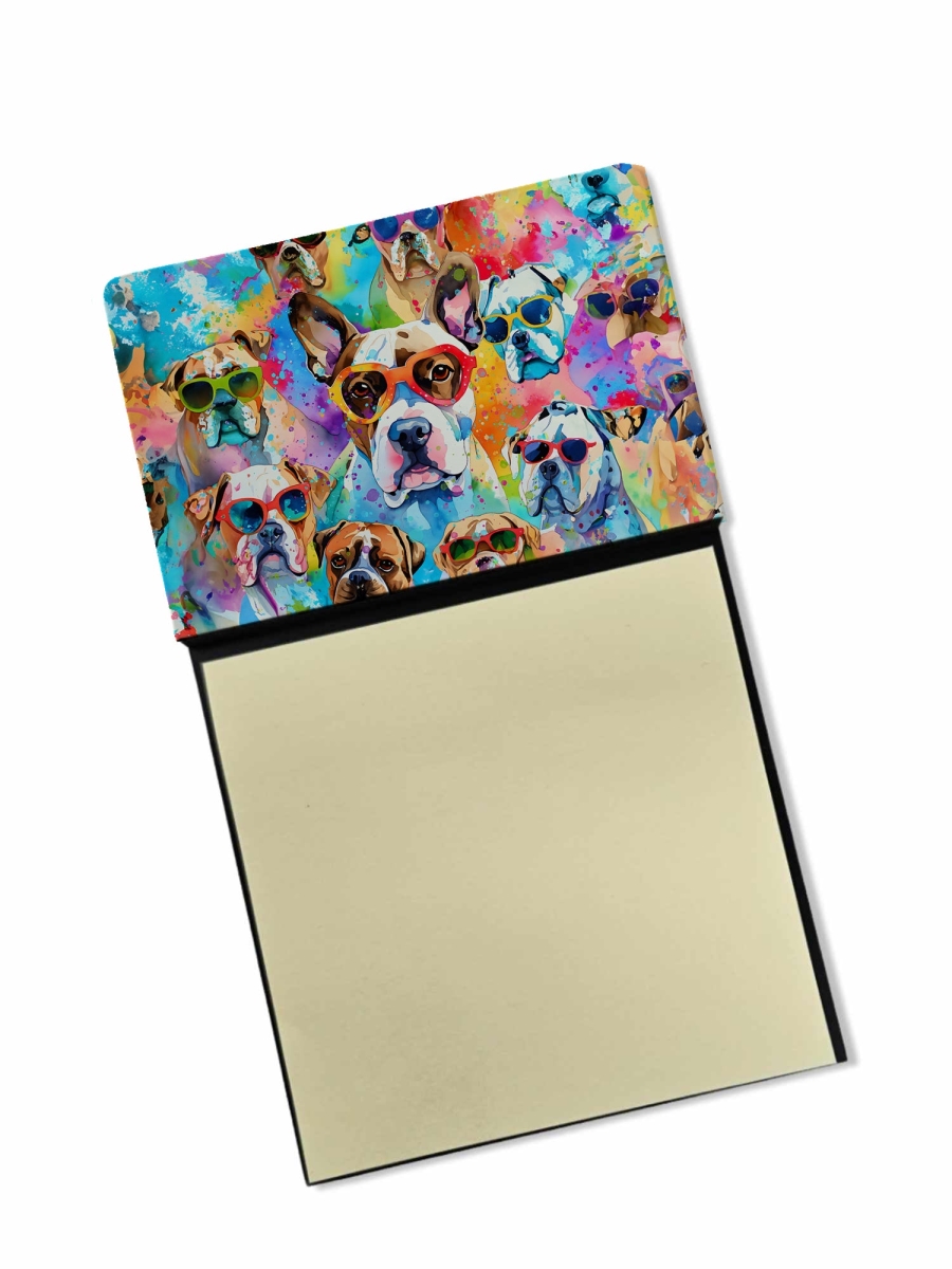 DAC2474SN 5.25 x 3.25 in. Boxer Hippie Dawg Sticky Note Holder