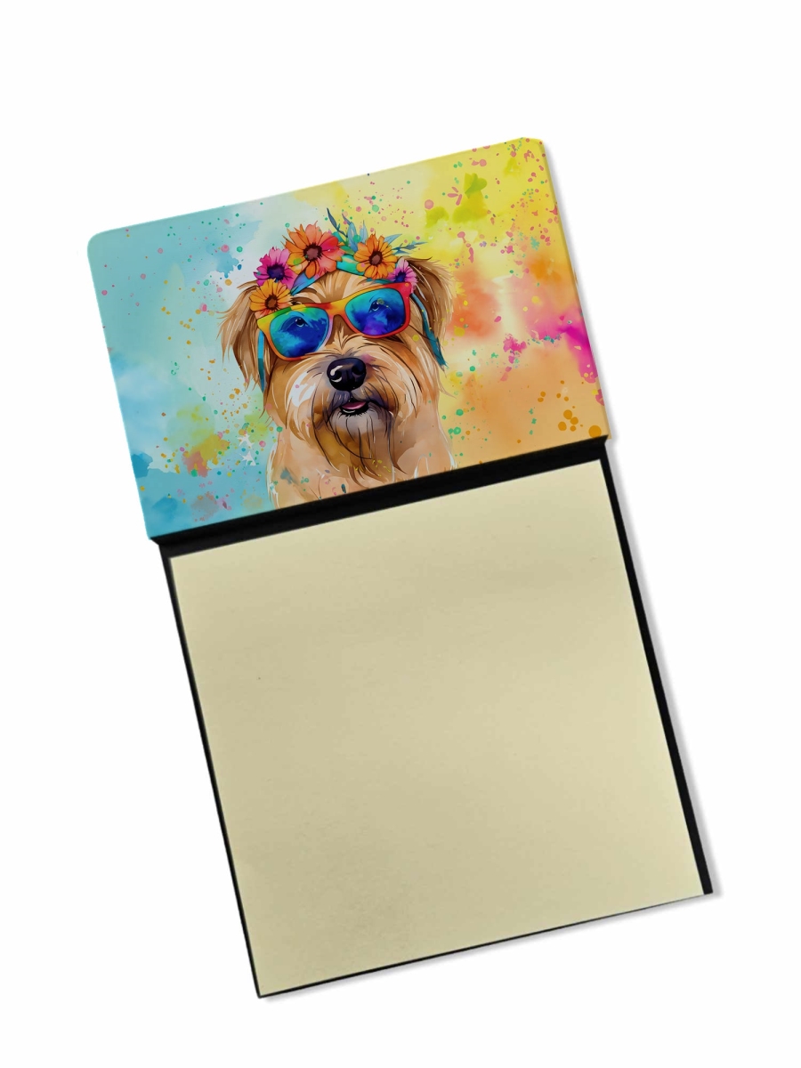 DAC2480SN 5.25 x 3.25 in. Cairn Terrier Hippie Dawg Sticky Note Holder