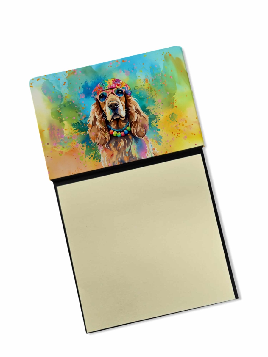 DAC2493SN 5.25 x 3.25 in. Cocker Spaniel Hippie Dawg Sticky Note Holder